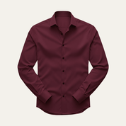 Dress Shirt Lightweight Slim Fit Stretch Dress Shirt - Montford & Co