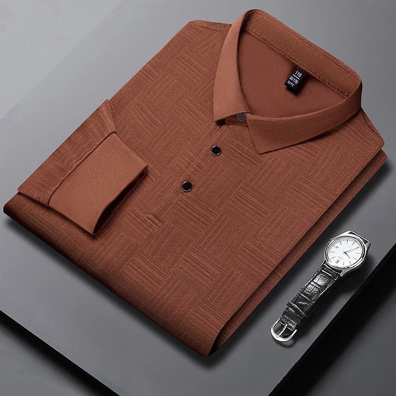 Geometric Pattern Polo - Montford & Co