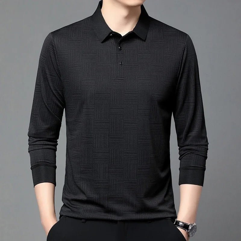 Geometric Pattern Polo - Montford & Co