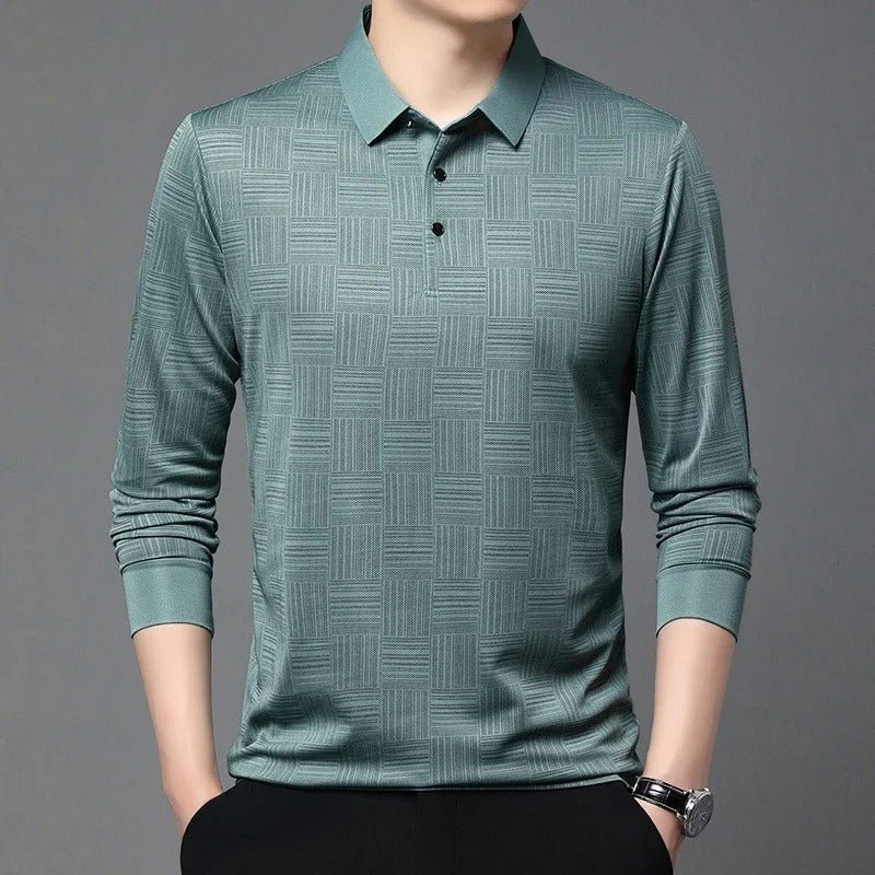 Geometric Pattern Polo - Montford & Co