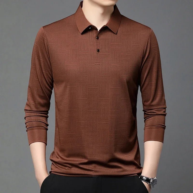 Geometric Pattern Polo - Montford & Co