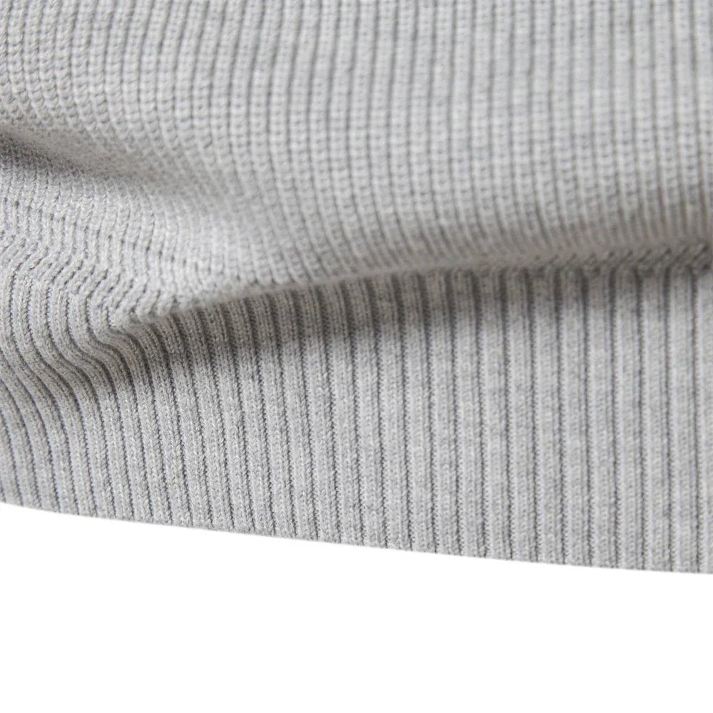 Half Zip Jumper in Wool Blend Top - Montford & Co