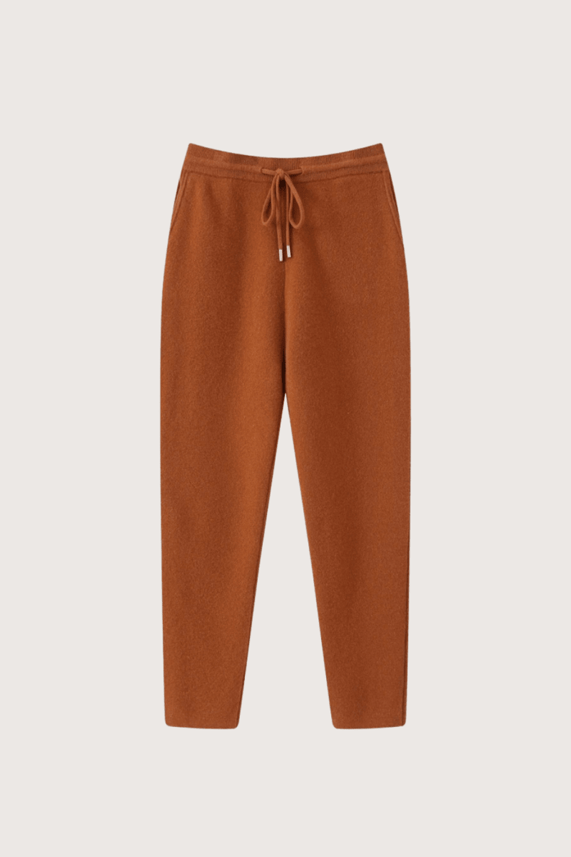 High Waist Thick Casual Warm Trousers - Montford & Co