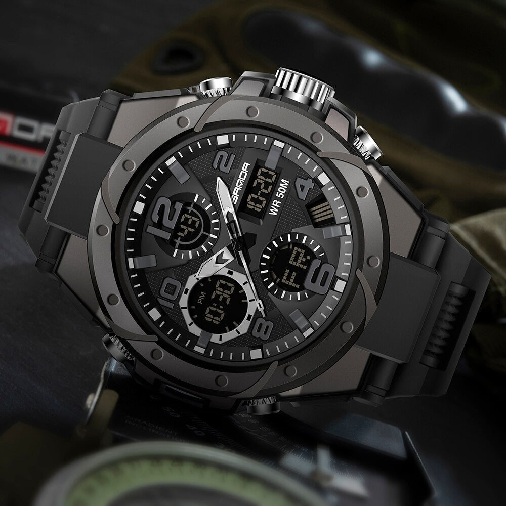 Horloge – Mannen – All Season – TitanForce Tactical Multifunctioneel – Montford Co - Montford & Co