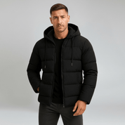 Insulated Puffer Jacket with Hood - Montford & Co