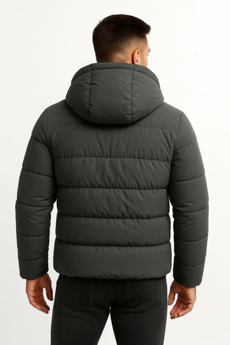 Insulated Puffer Jacket with Hood - Montford & Co