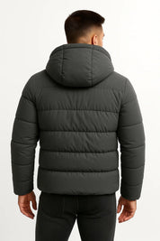 Insulated Puffer Jacket with Hood - Montford & Co