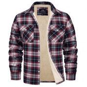Jacket – Mens – Autumn & Winter – Heren Vest met Ruitpatroon en Fleece Voering – Montford Co - Montford & Co