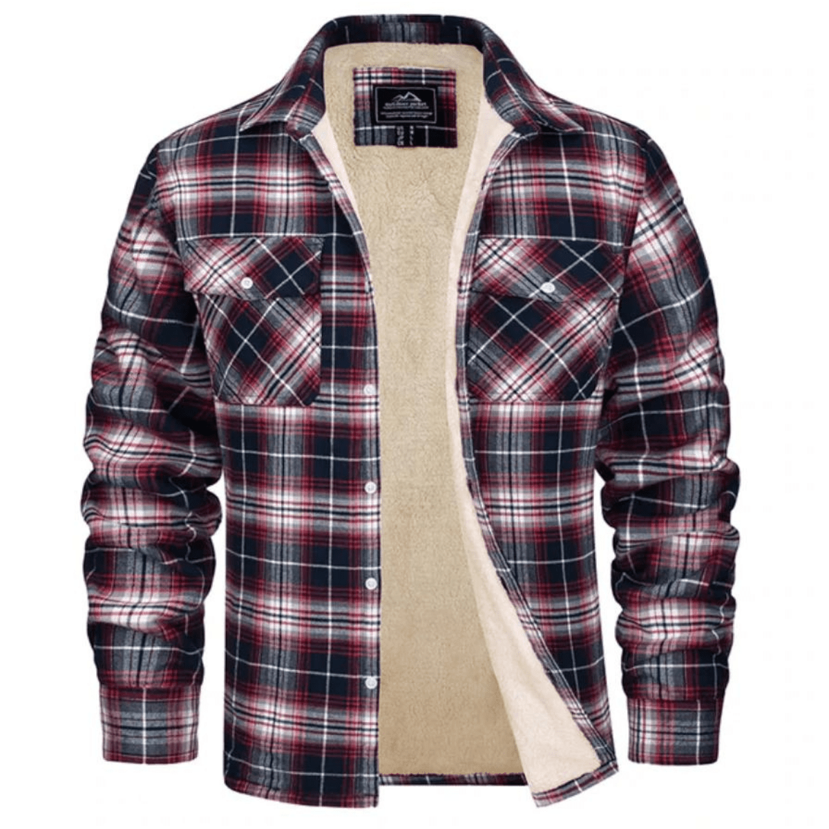Jacket – Mens – Autumn & Winter – Heren Vest met Ruitpatroon en Fleece Voering – Montford Co - Montford & Co