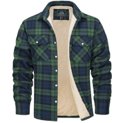 Jacket – Mens – Autumn & Winter – Heren Vest met Ruitpatroon en Fleece Voering – Montford Co - Montford & Co