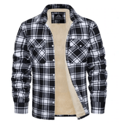 Jacket – Mens – Autumn & Winter – Heren Vest met Ruitpatroon en Fleece Voering – Montford Co - Montford & Co