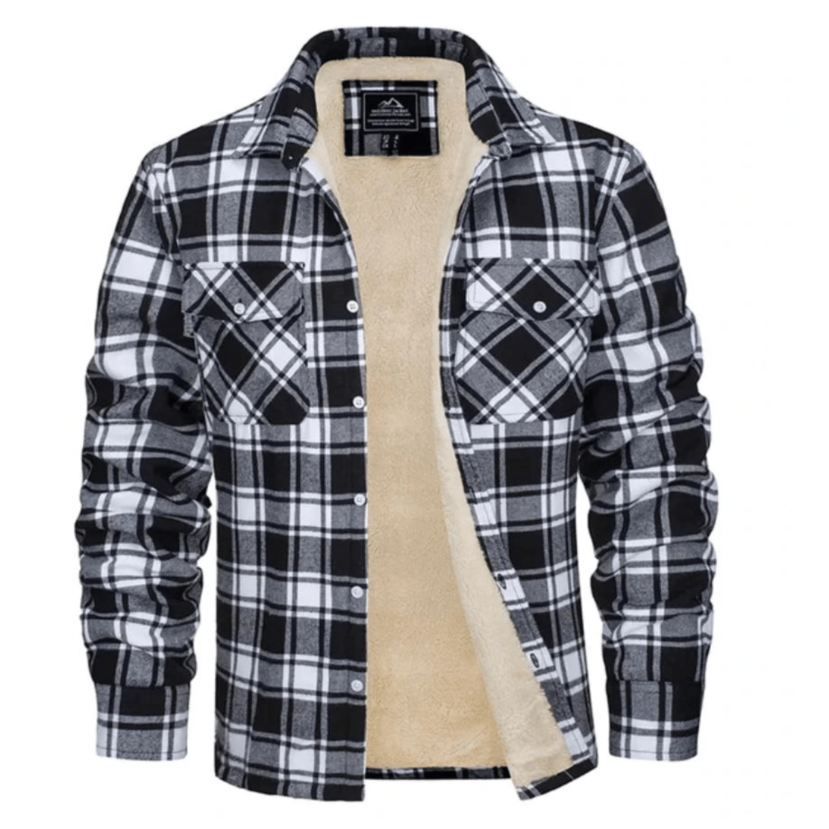 Jacket – Mens – Autumn & Winter – Heren Vest met Ruitpatroon en Fleece Voering – Montford Co - Montford & Co