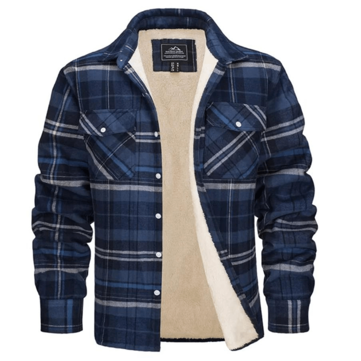 Jacket – Mens – Autumn & Winter – Heren Vest met Ruitpatroon en Fleece Voering – Montford Co - Montford & Co