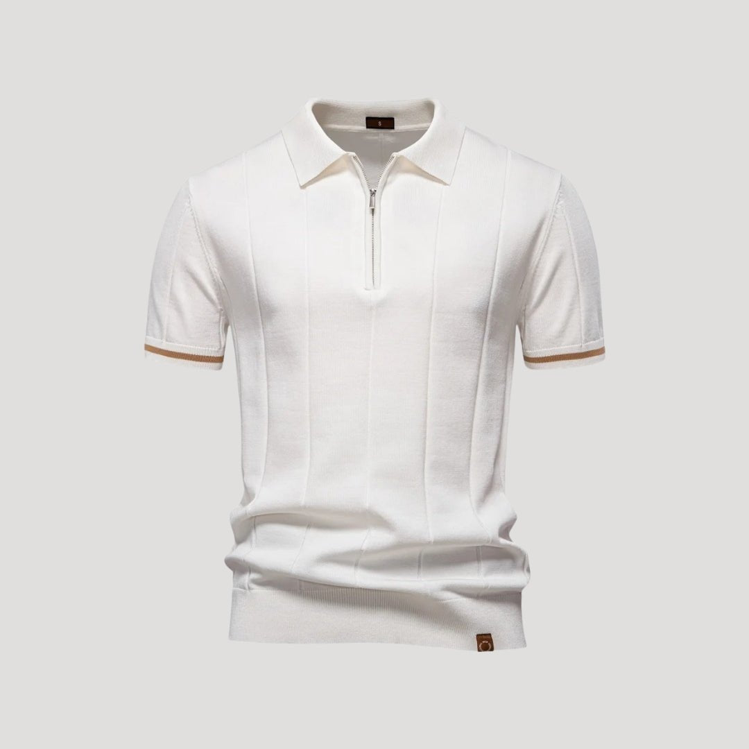 Knit Polo Zip Collar - Montford & Co
