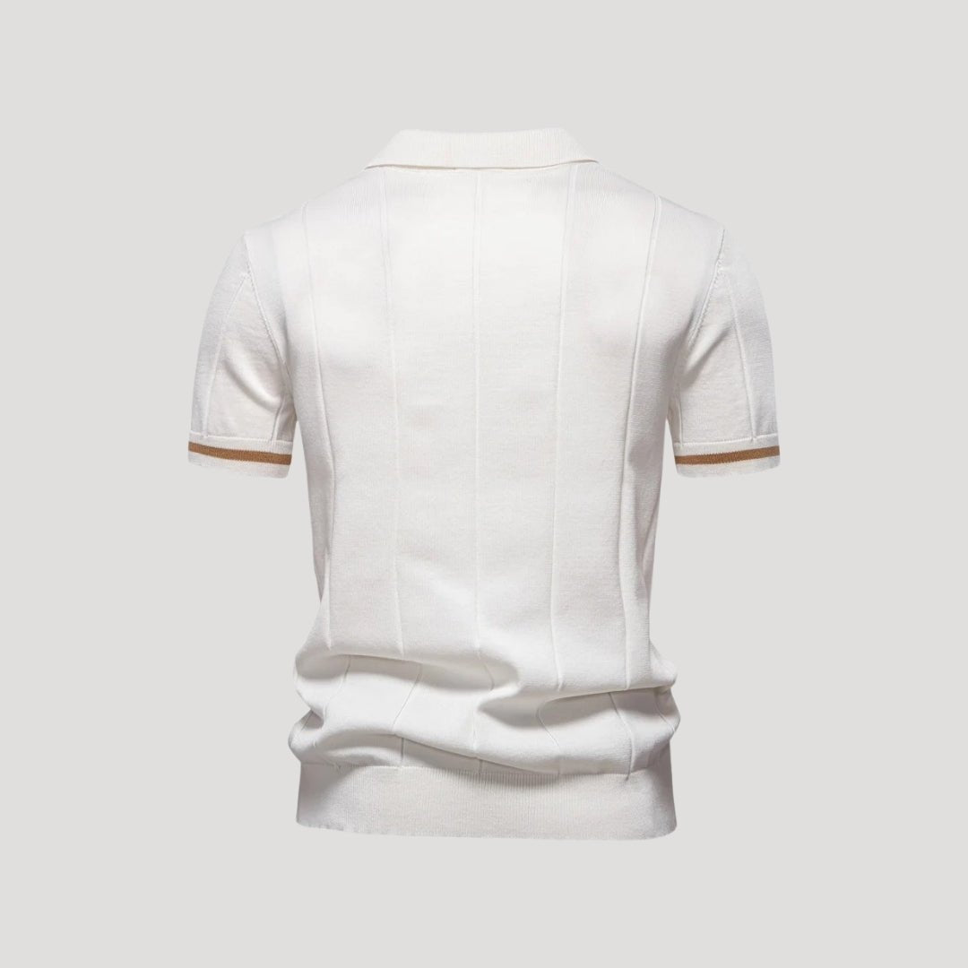 Knit Polo Zip Collar - Montford & Co