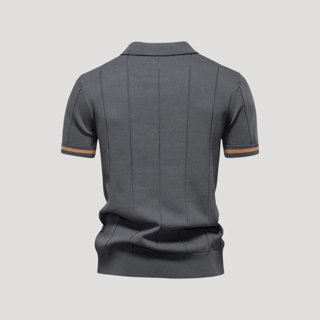 Knit Polo Zip Collar - Montford & Co