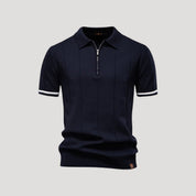 Knit Polo Zip Collar - Montford & Co