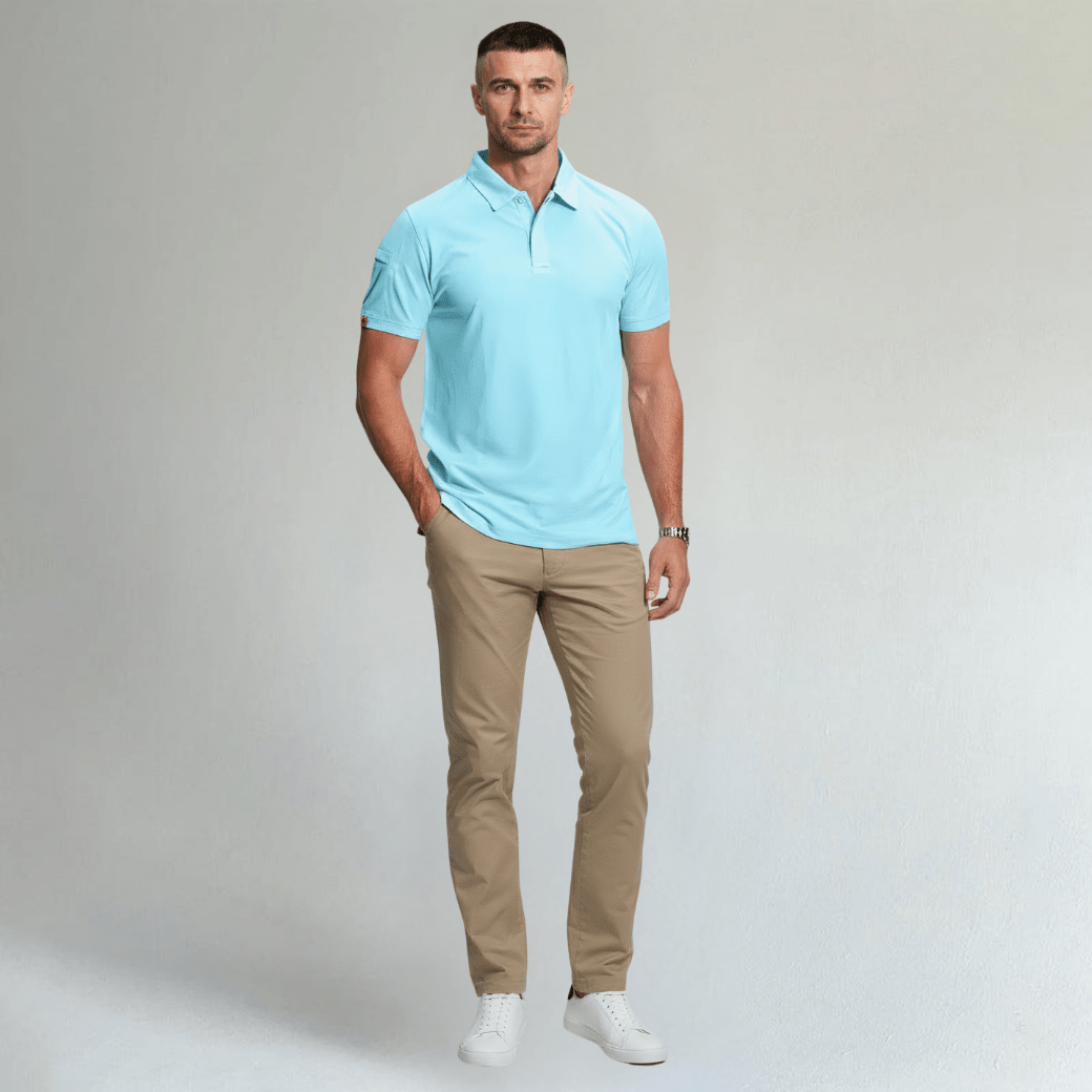 Lightweight Breathable Sports Polo Shirt - Montford & Co