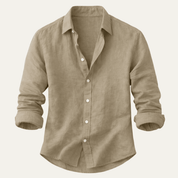 Linen Casual Button - Up Shirt - Montford & Co