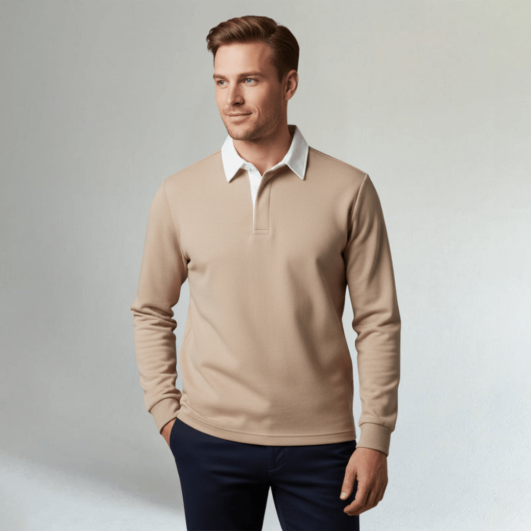Long Sleeve Polo Shirt - Montford & Co
