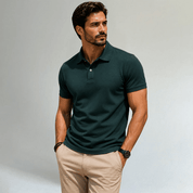 Mantova Classic Solid Trendy Fit Polo Shirt - Montford & Co