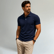 Mantova Classic Solid Trendy Fit Polo Shirt - Montford & Co