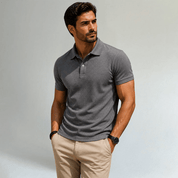 Mantova Classic Solid Trendy Fit Polo Shirt - Montford & Co