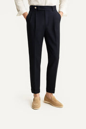 Modern Fit Trousers with Pleats - Montford & Co
