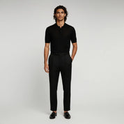 Modern Fit Trousers with Pleats - Montford & Co