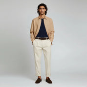 Modern Fit Trousers with Pleats - Montford & Co