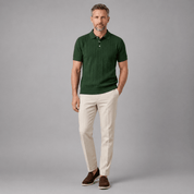Monopoli Breathable Business Knit Polo Shirt - Montford & Co