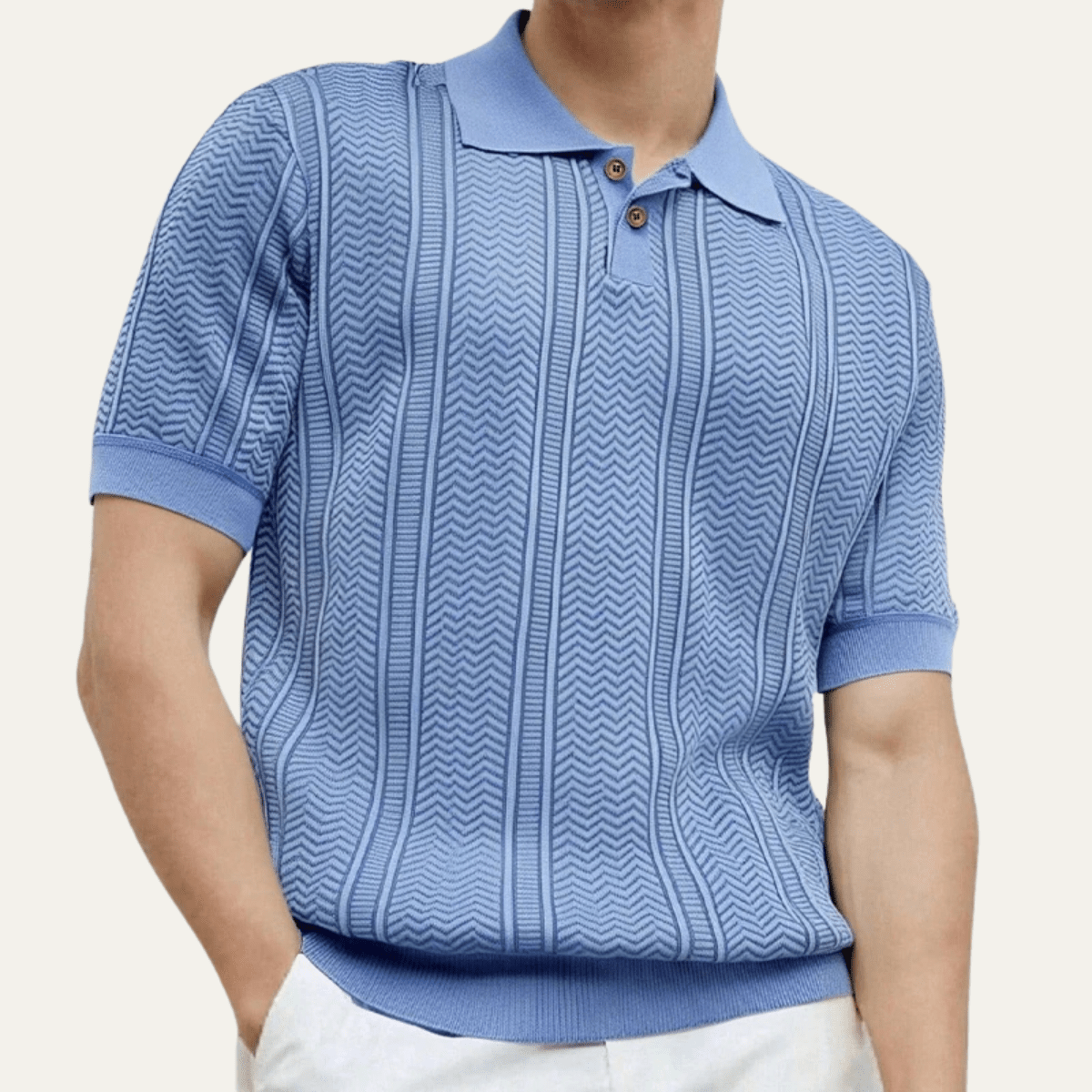 Monopoli Breathable Business Knit Polo Shirt - Montford & Co