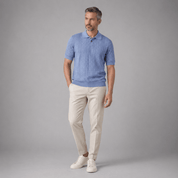 Monopoli Breathable Business Knit Polo Shirt - Montford & Co