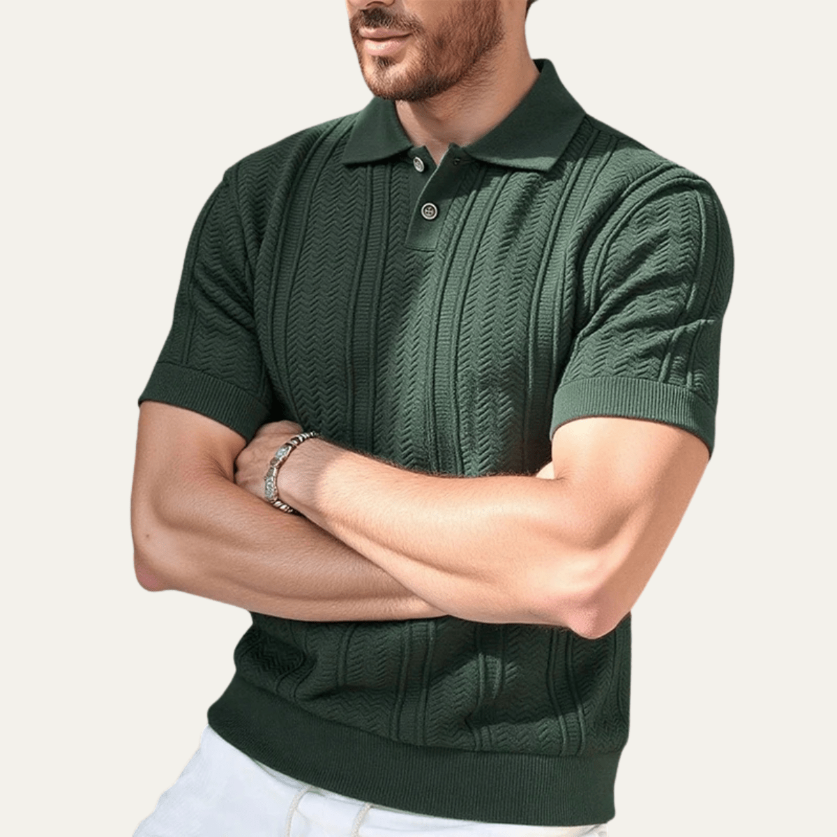 Monopoli Breathable Business Knit Polo Shirt - Montford & Co