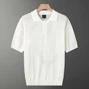 Open - Knit Polo Shirt - Montford & Co