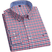 Overhemden – Heren – All Season – Classic Check Shirt met Borstzak – Montford Co - Montford & Co