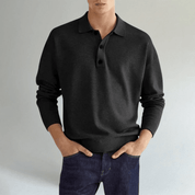 Polo Sweater Long Sleeve Classic Knit - Montford & Co