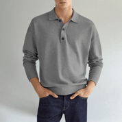 Polo Sweater Long Sleeve Classic Knit - Montford & Co