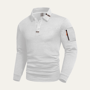 Quick Dry Long Sleeve Golf Polo Shirt - Montford & Co