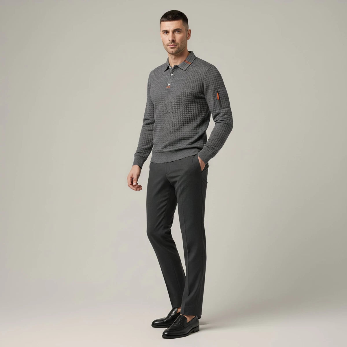 Quick Dry Long Sleeve Polo Shirt - Montford & Co
