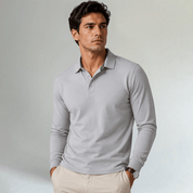 Quick Dry Long Sleeve Polo Shirt - Montford & Co