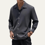 Relaxed Fit Casual Textured Shirt - Montford & Co