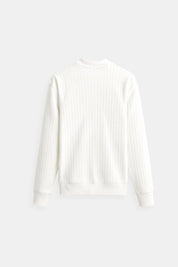 Ribbed Knit Long Sleeve Sweater - Montford & Co