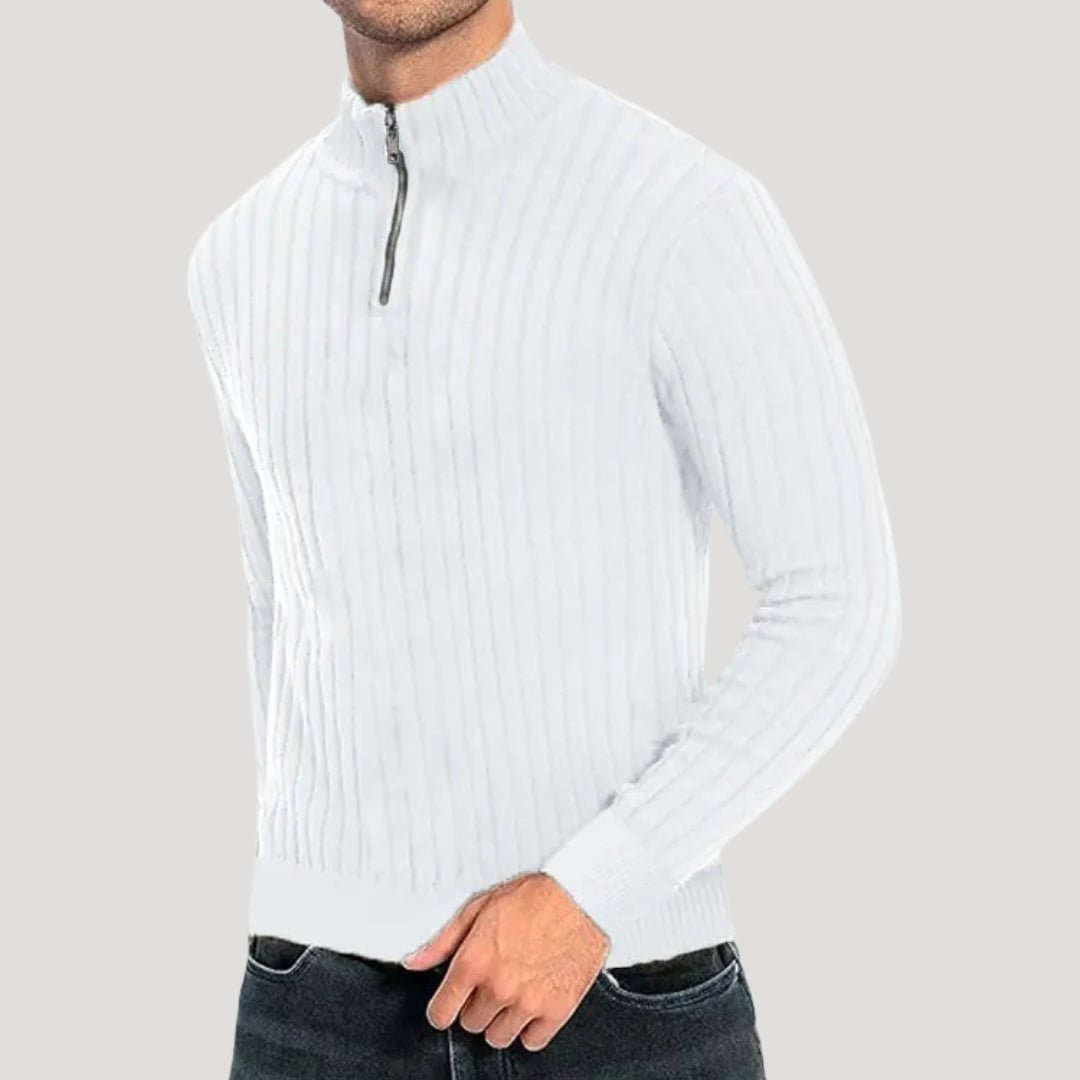 Ribbed Knit Sweater - Montford & Co