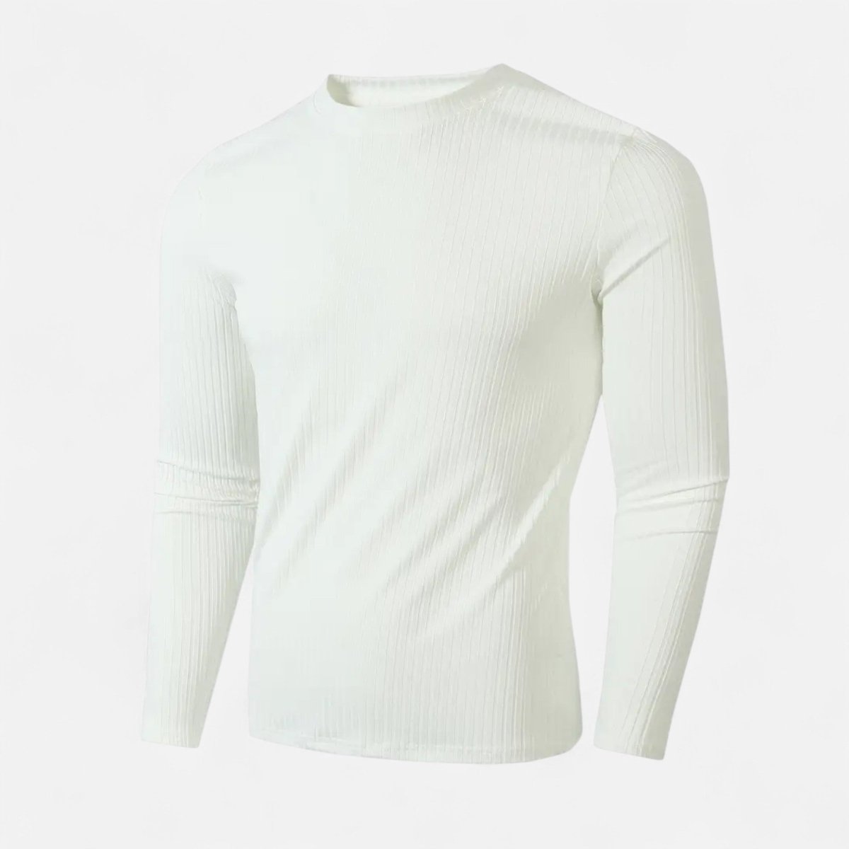 Ribbed Long Sleeve T-Shirt - Montford & Co