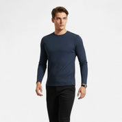 Ribbed Long Sleeve T-Shirt - Montford & Co