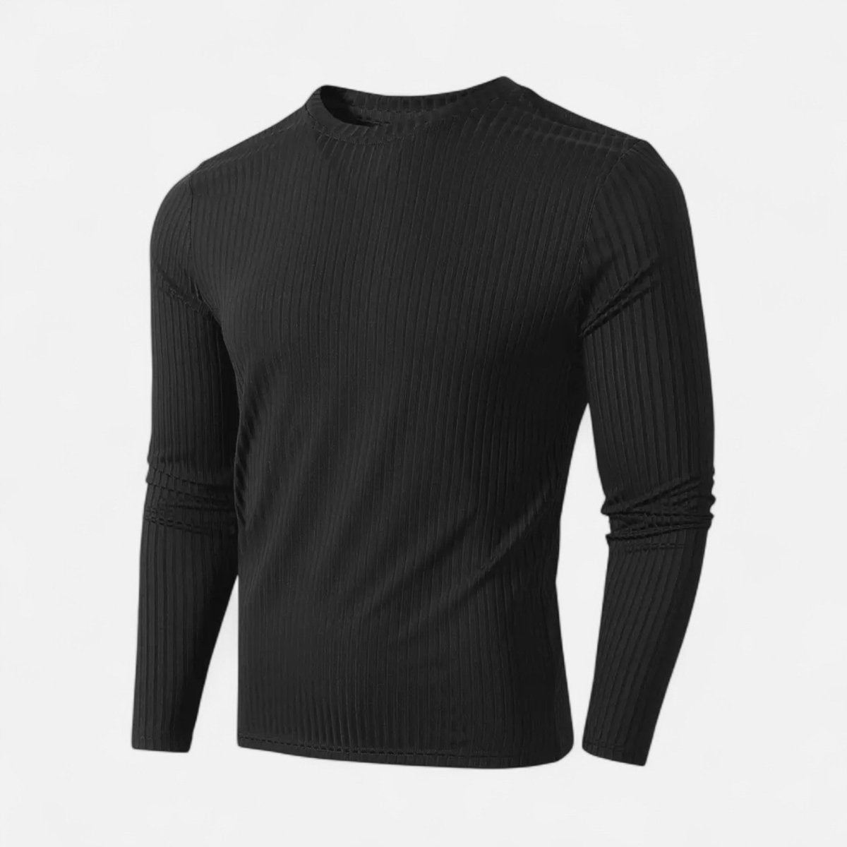 Ribbed Long Sleeve T-Shirt - Montford & Co
