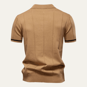 San Marino Zip Up Slim Fit Polo Shirt - Montford & Co