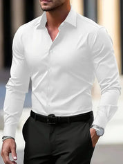 Satin Cotton Formal Shirt - Montford & Co