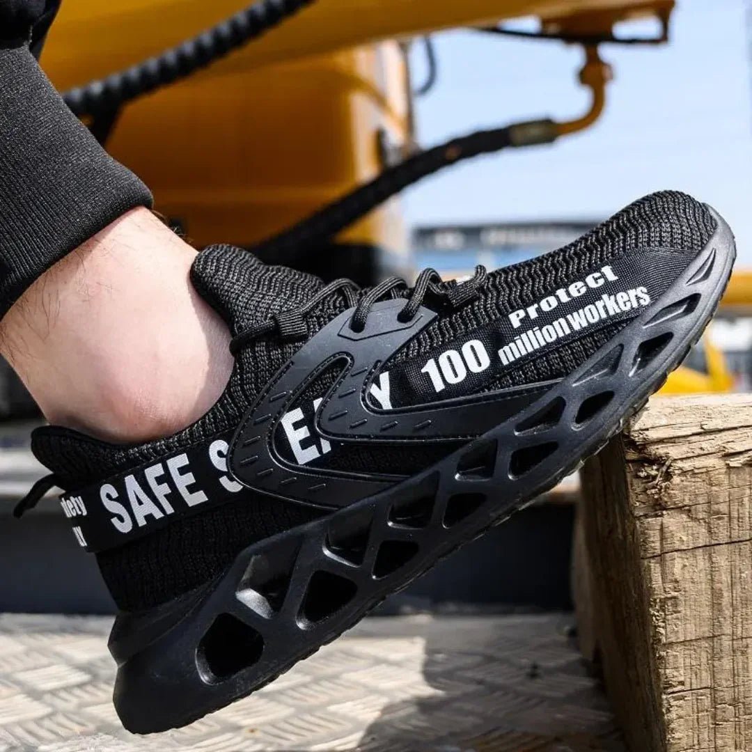 Schoenen – Heren – All Season – Sportieve Veiligheidsschoenen met Stalen Neus – Montford Co - Montford & Co